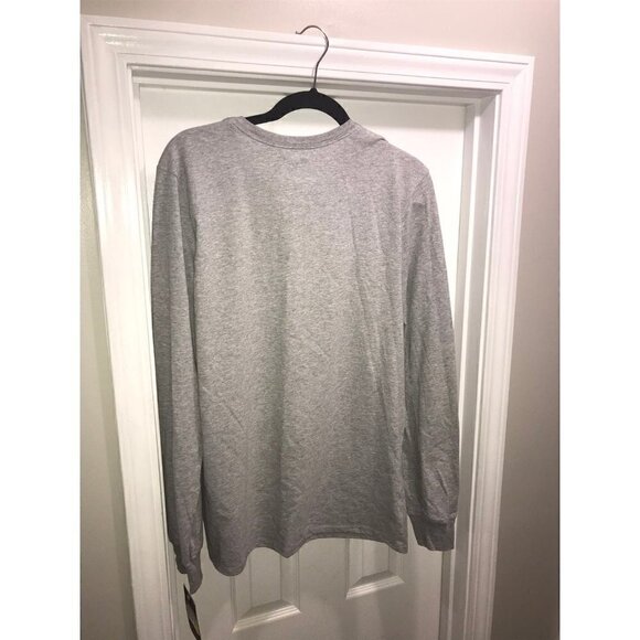 Nike Long sleeve Mens Gray T-Shirt - Picture 5 of 7